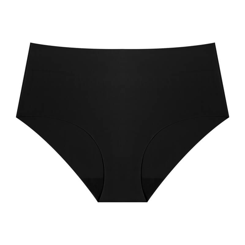 NURO Women's High-Waist Breathable Panty, Seamless Cotton Lined Yoga Underwear