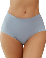 NURO Women's High-Waist Breathable Panty, Seamless Cotton Lined Yoga Underwear