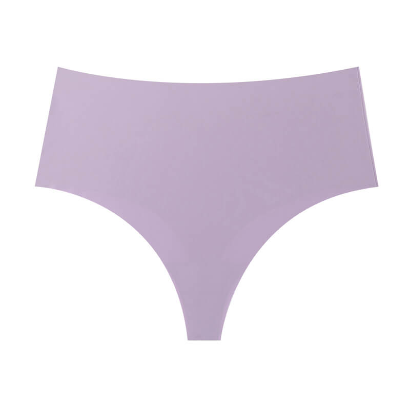 NURO Women's High-Waist Shaping Thong, Seamless Tummy Control Panty