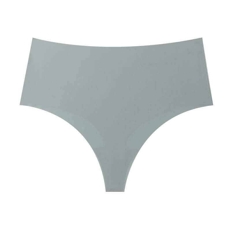 NURO Women's High-Waist Shaping Thong, Seamless Tummy Control Panty