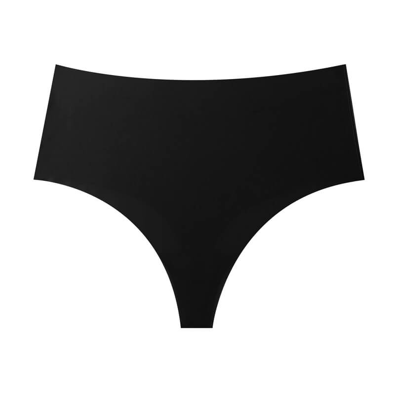 NURO Women's High-Waist Shaping Thong, Seamless Tummy Control Panty