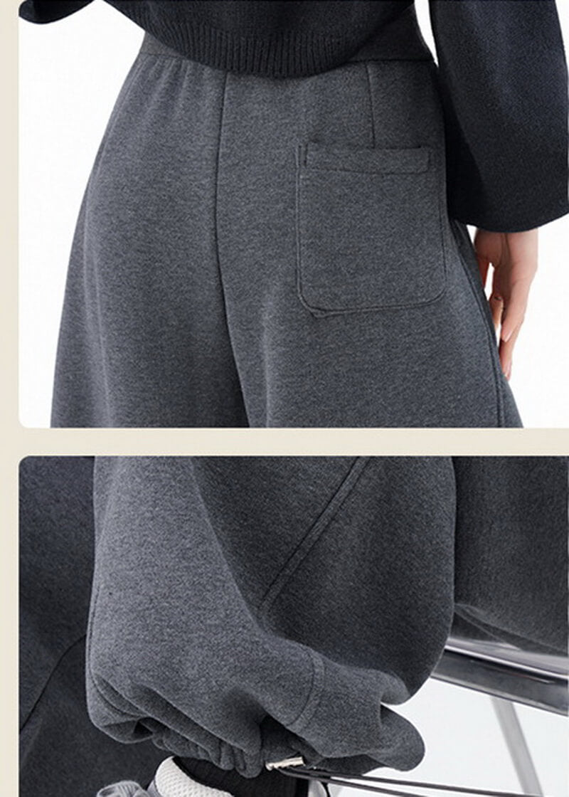 NURO Women's High-Waisted Drawstring Wide Leg Pants