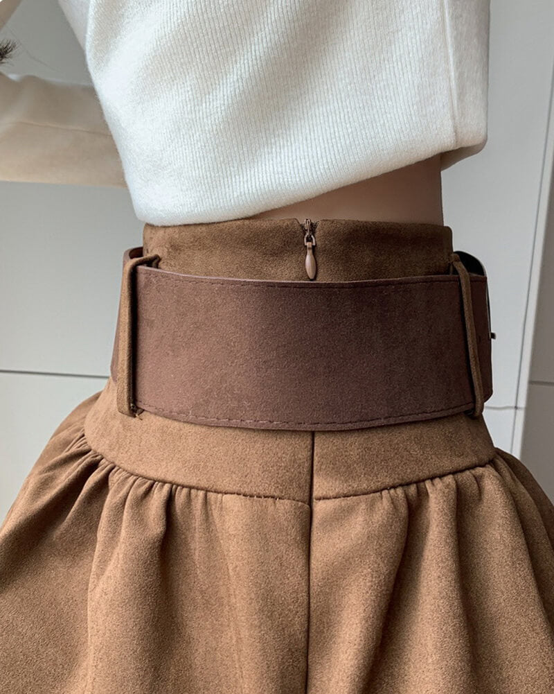 NURO Women's Layered Tiered Mini Skirt - Sweet & Chic Pleated Short Skirt with Patchwork Design, Casual A-Line Skirt