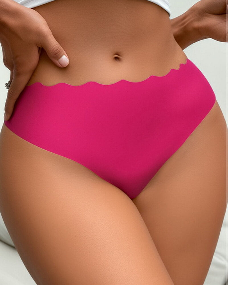 NURO Women's Low-Rise Invisible Panty, Breathable Cotton Lined G-String