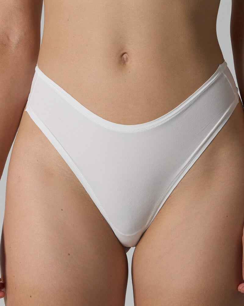 NURO Women's Low-Rise Seamless G-String, Breathable Nylon Thong Panty