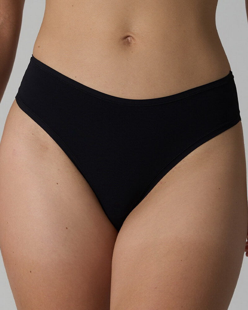 NURO Women's Low-Rise Seamless G-String, Breathable Nylon Thong Panty