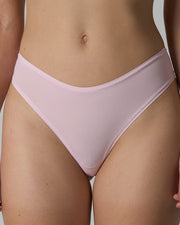 NURO Women's Low-Rise Seamless G-String, Breathable Nylon Thong Panty