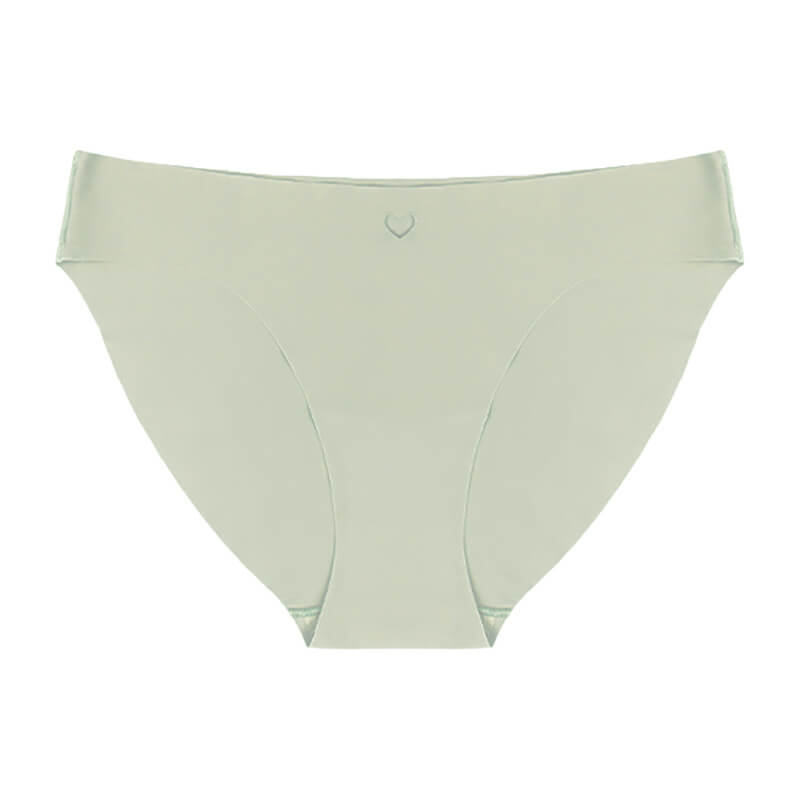 NURO Women's Low-Rise Seamless Panty, Antibacterial Breathable Underwear