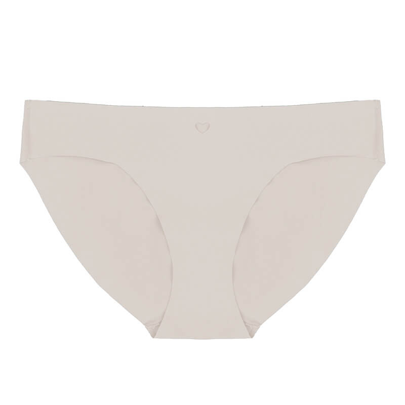 NURO Women's Low-Rise Seamless Panty, Antibacterial Breathable Underwear