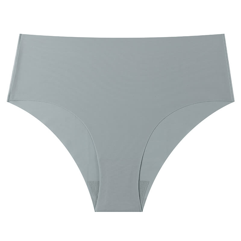 NURO Women's Mid-Rise Seamless Panty, Breathable Quick-Dry Underwear