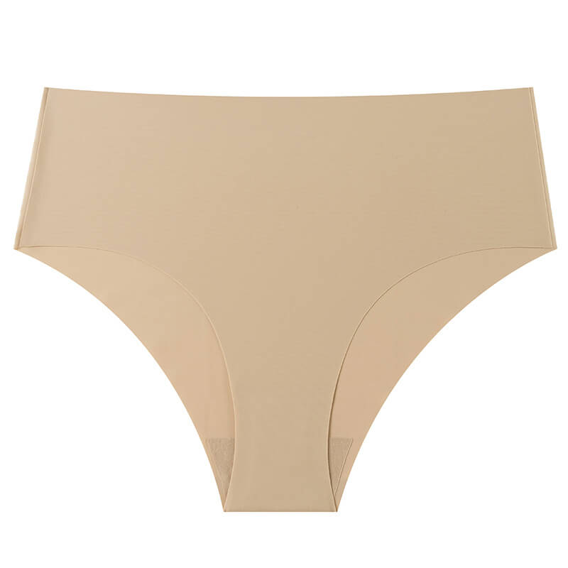 NURO Women's Mid-Rise Seamless Panty, Breathable Quick-Dry Underwear