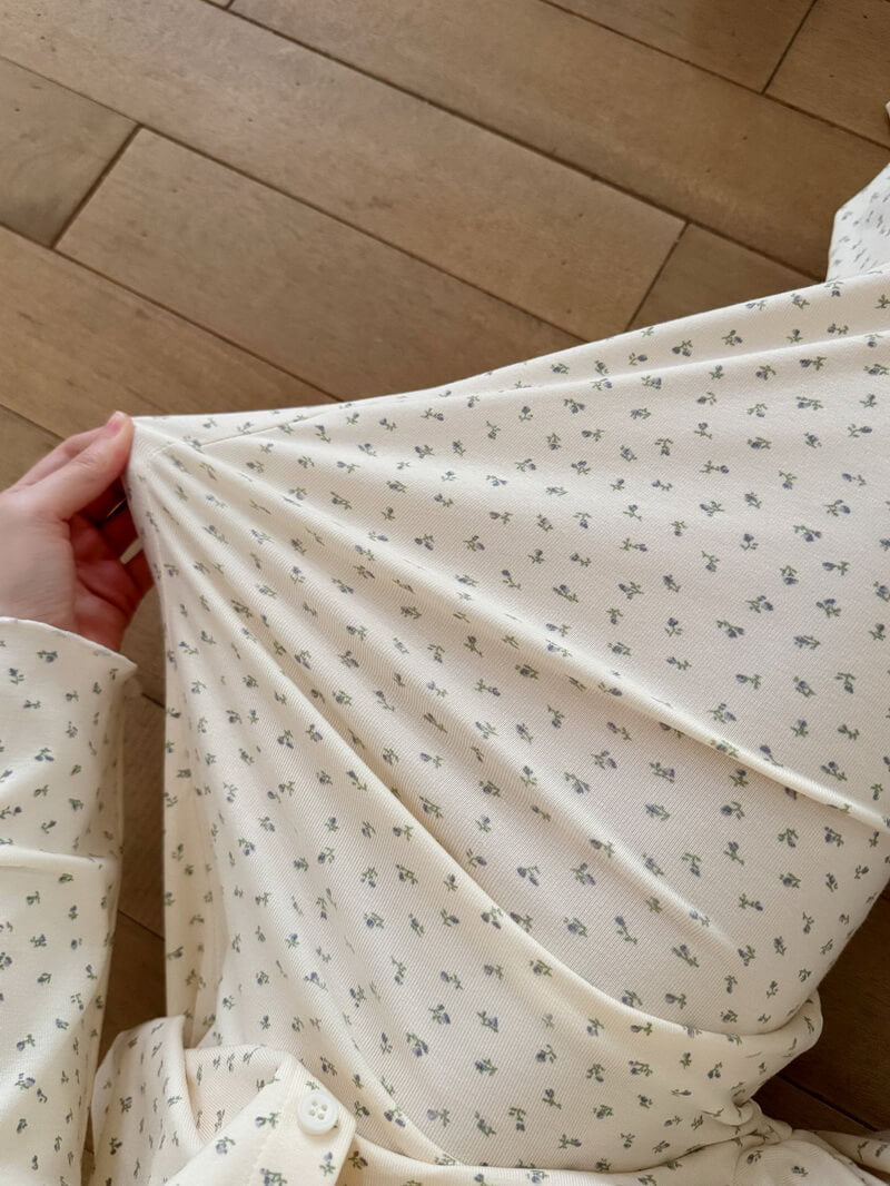 NURO Women's Modal 3-Piece Sleepwear Set with Built-in Bra Sleeveless Top, Floral Print Pajamas, Long Sleeve Robe and Pants for All Season Comfort