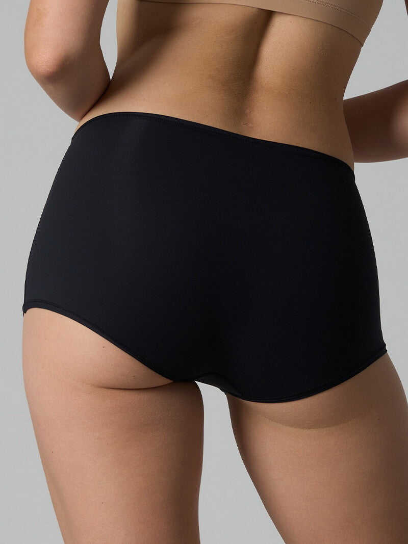 NURO Women's No-Roll Waist Brief, Breathable Nylon-Spandex Panties