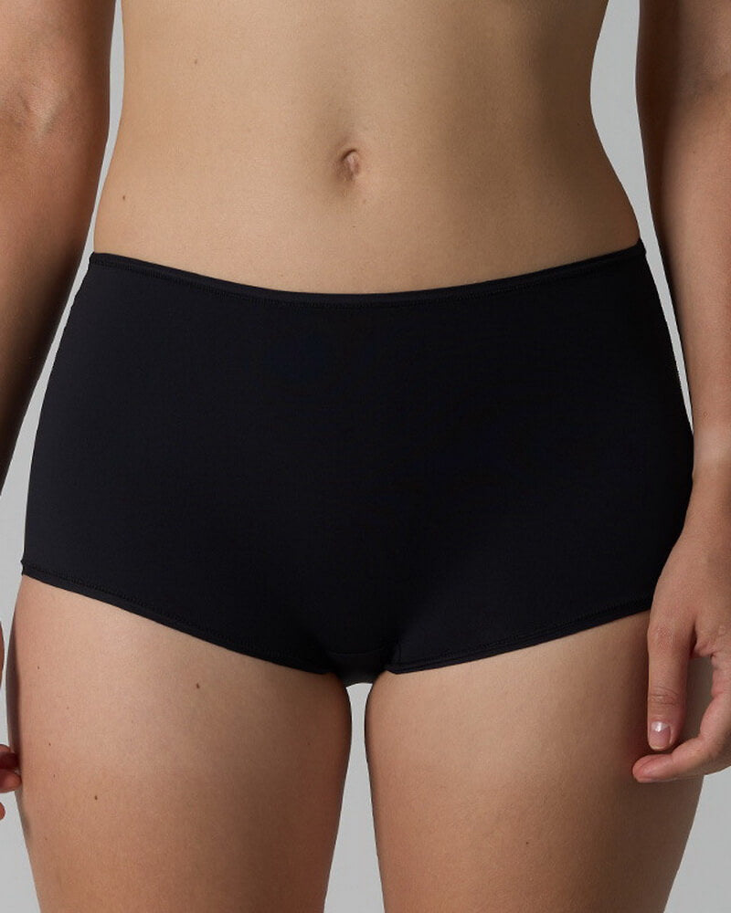 NURO Women's No-Roll Waist Brief, Breathable Nylon-Spandex Panties