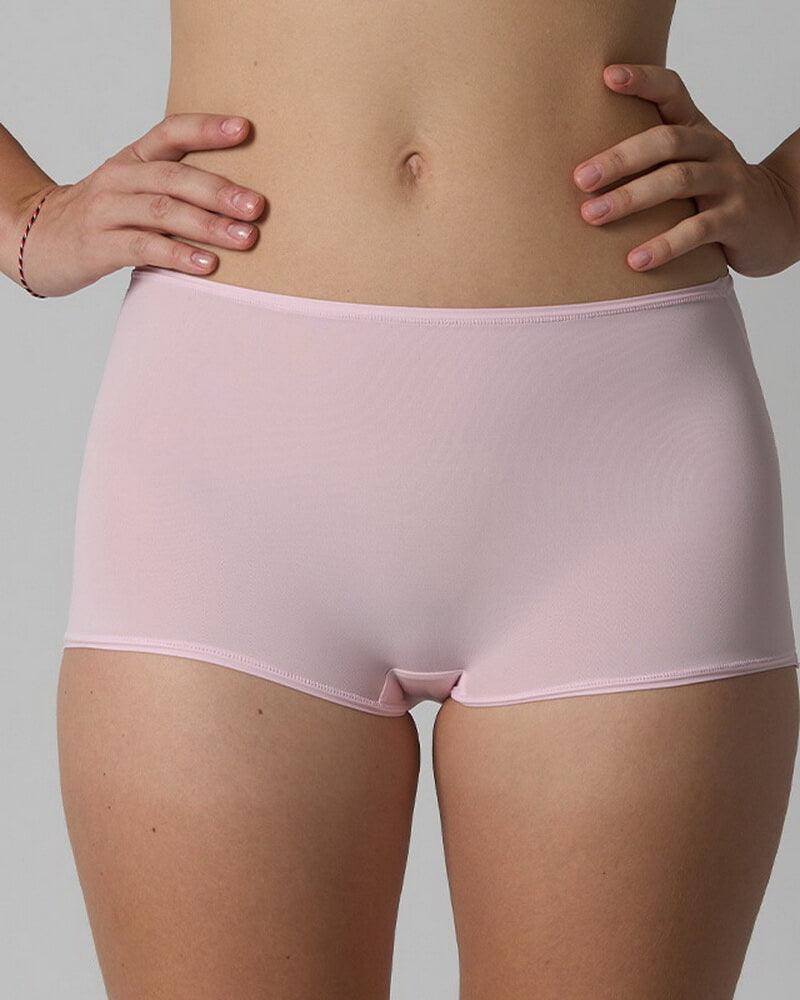 NURO Women's No-Roll Waist Brief, Breathable Nylon-Spandex Panties