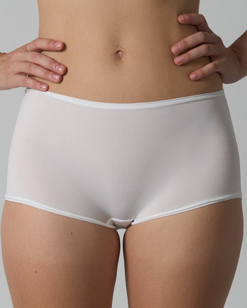 NURO Women's No-Roll Waist Brief, Breathable Nylon-Spandex Panties