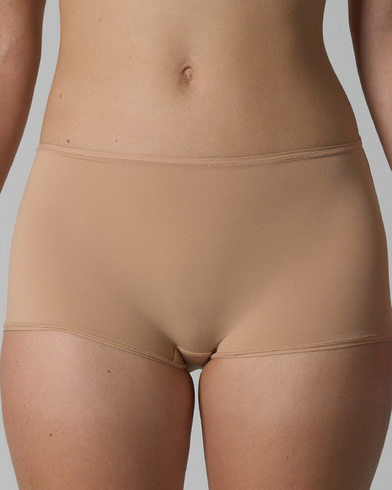 NURO Women's No-Roll Waist Brief, Breathable Nylon-Spandex Panties