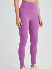 NURO Women's No-Seam One-Piece Yoga Pants with Back Pocket