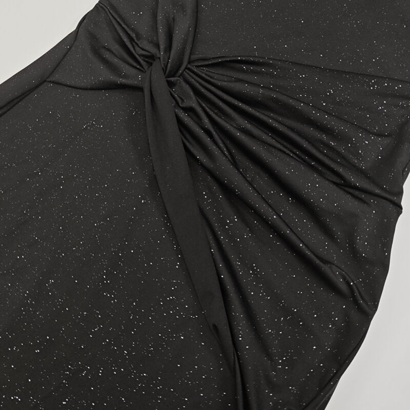 NURO Women's Off Shoulder Bodycon Long Sleeve Ruffle Mermaid Long Dress