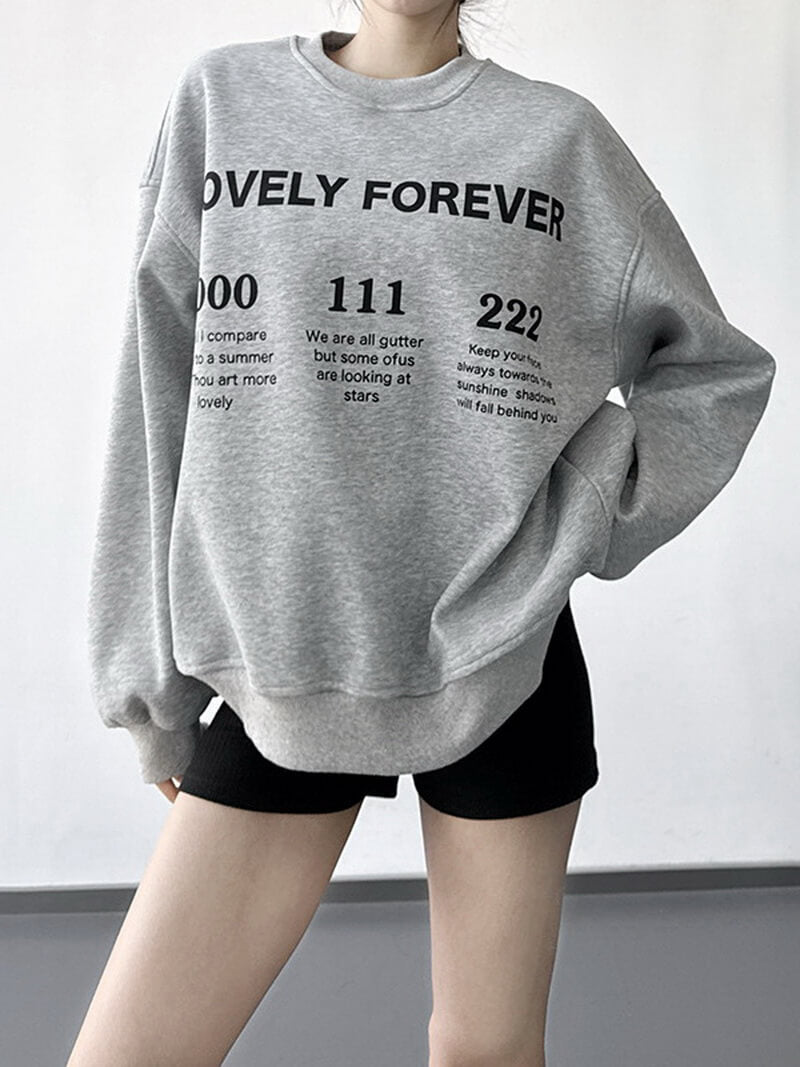 NURO Women's Oversized Tie Front Sweatshirt - Long Sleeve Drop Shoulder Top