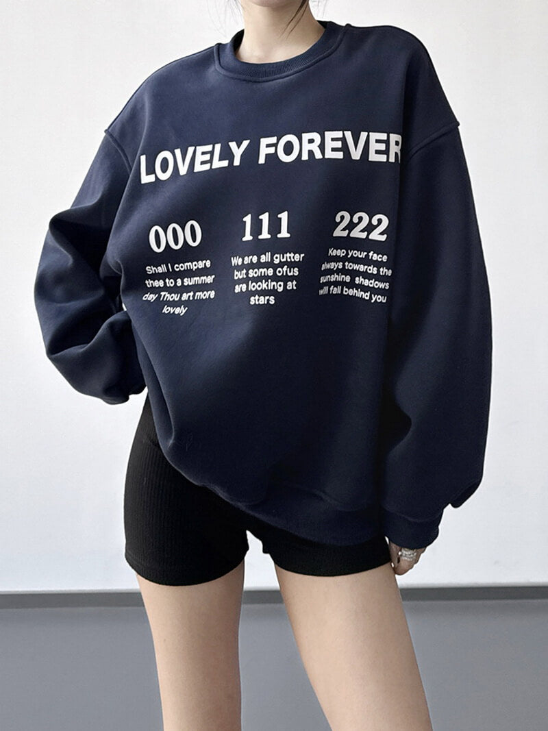 NURO Women's Oversized Tie Front Sweatshirt - Long Sleeve Drop Shoulder Top