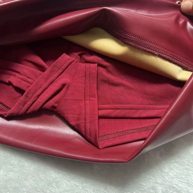 NURO Women's PU Leather Bodycon Mini Skirt - Buckle Detail Pencil Skirt, Streetwear Sexy Tight Fit Skirt