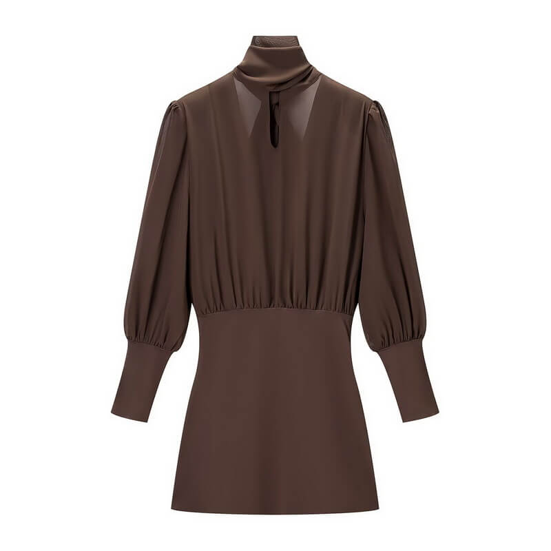 NURO Women's Paneled Sleeveless Bodycon Dress