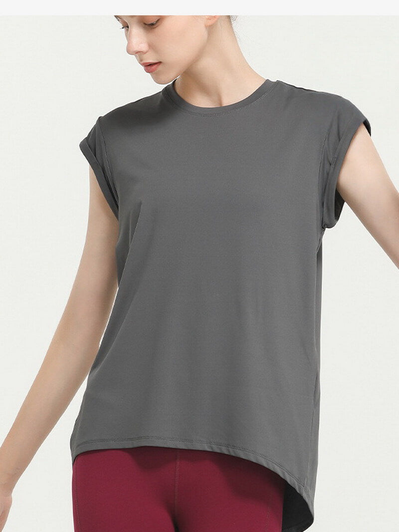 NURO Women's Quick-Dry Short Sleeve Workout Tee