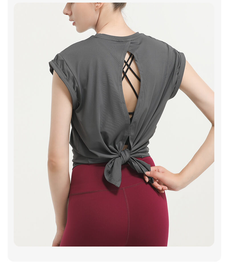 NURO Women's Quick-Dry Short Sleeve Workout Tee