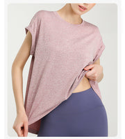 NURO Women's Quick-Dry Short Sleeve Workout Tee