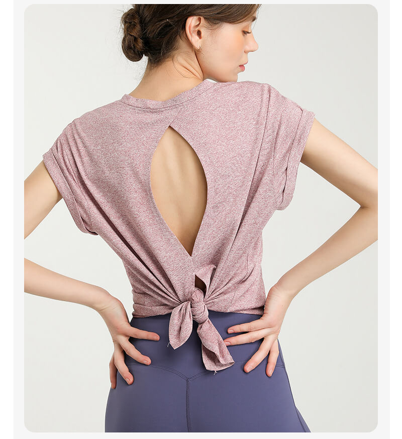 NURO Women's Quick-Dry Short Sleeve Workout Tee