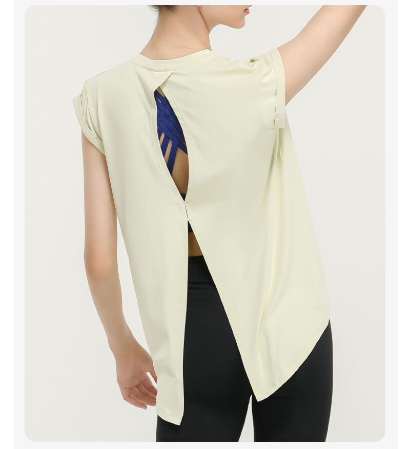 NURO Women's Quick-Dry Short Sleeve Workout Tee