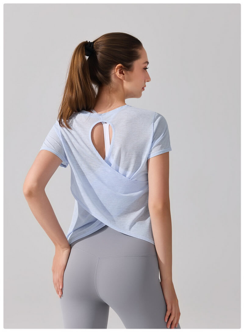 NURO Women's Racerback Quick-Dry Workout Top