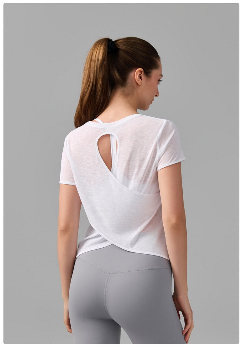 NURO Women's Racerback Quick-Dry Workout Top