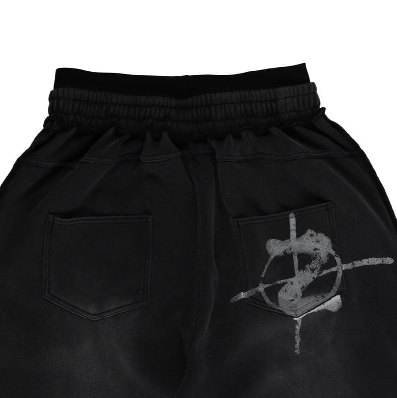 NURO Women's Retro Split Hem Wide Leg Pants, Loose Fit Knit Trousers for Casual Street Style