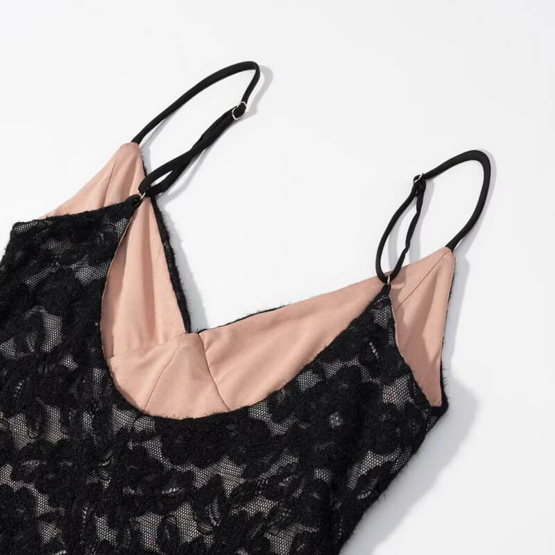 NURO Women's Ribbed Knit Bustier Top - Sexy Crop Top with Flared Hem