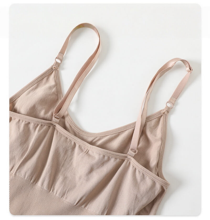 NURO Women's Seamless Boyleg Bodysuit, Tummy Control Shaping Cami