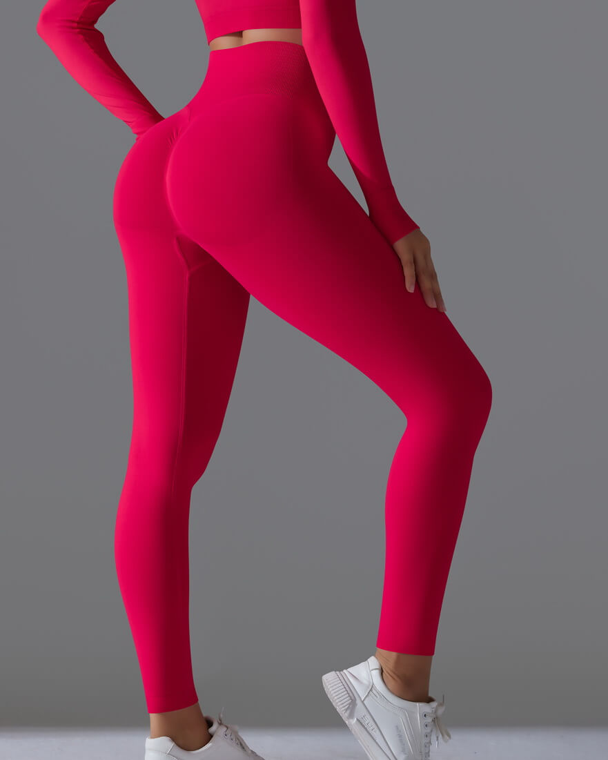 NURO Women's Seamless High-Waist Yoga Pants, Naked Feel Workout Leggings