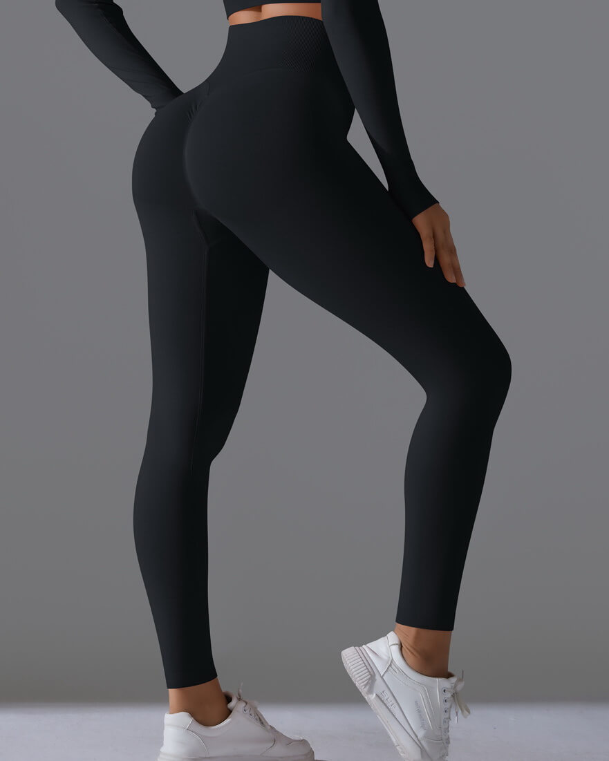 NURO Women's Seamless High-Waist Yoga Pants, Naked Feel Workout Leggings