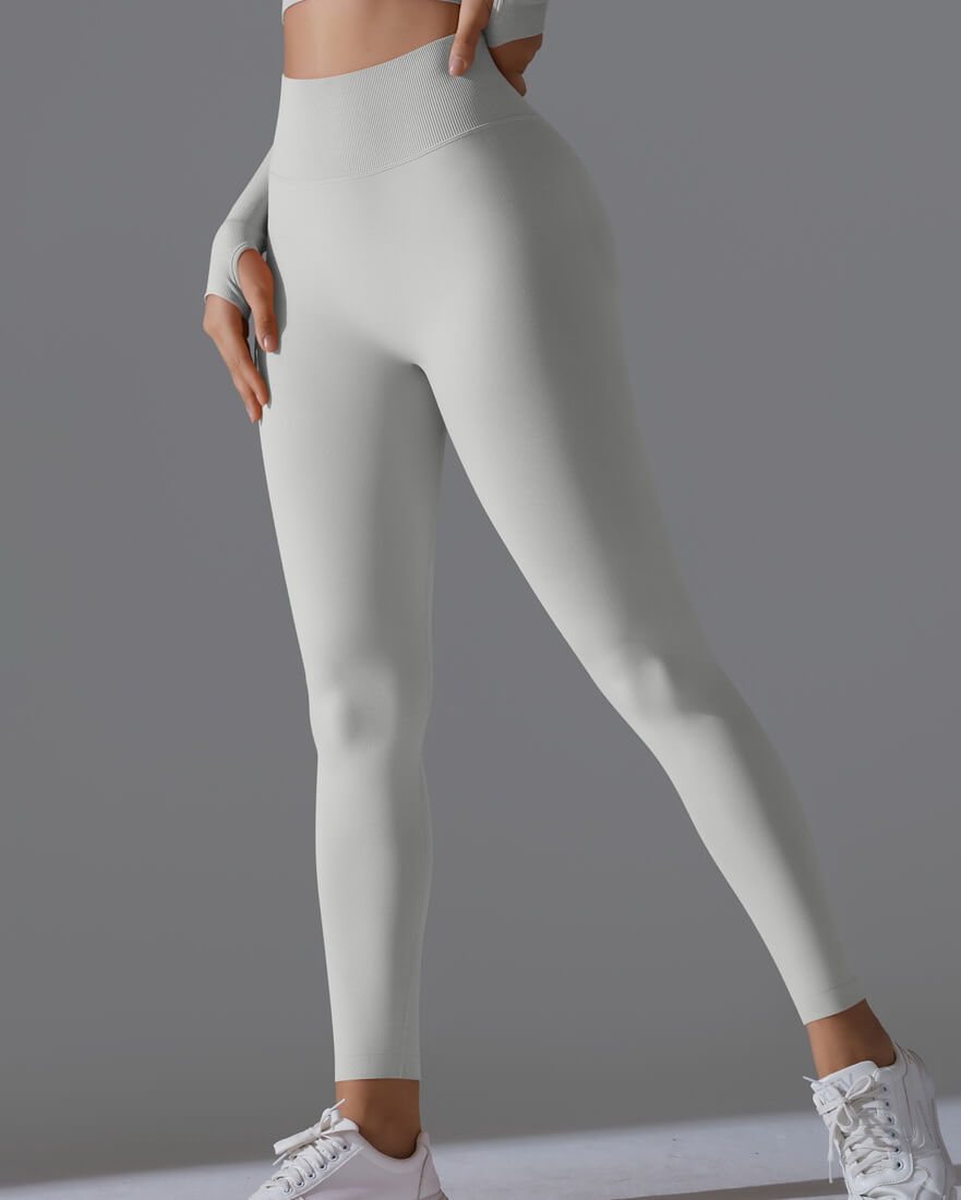 NURO Women's Seamless High-Waist Yoga Pants, Naked Feel Workout Leggings