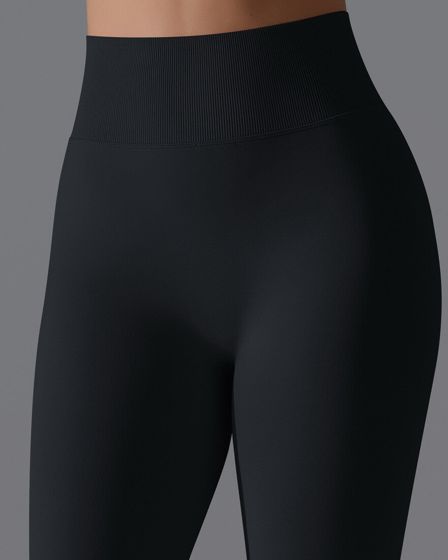 NURO Women's Seamless High-Waist Yoga Pants, Naked Feel Workout Leggings