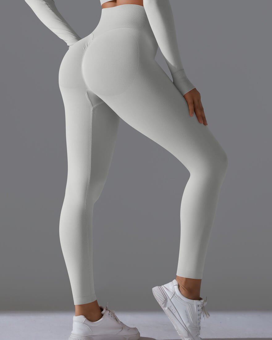 NURO Women's Seamless High-Waist Yoga Pants, Naked Feel Workout Leggings