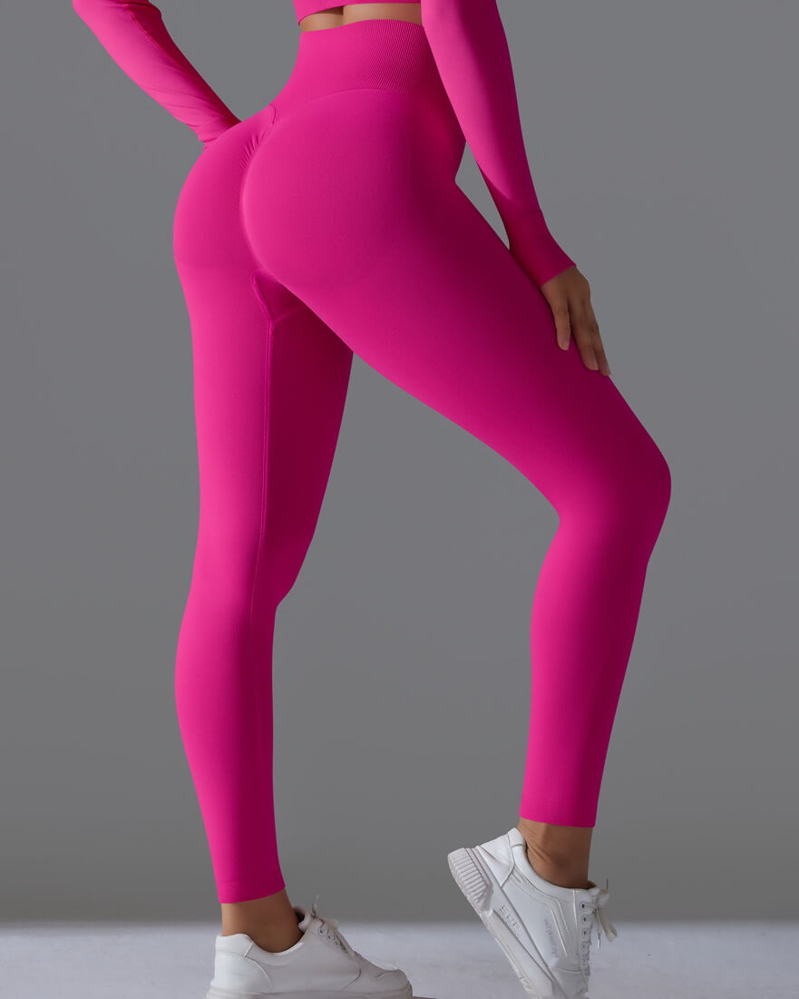 NURO Women's Seamless High-Waist Yoga Pants, Naked Feel Workout Leggings