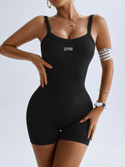 NURO Women's Seamless One-Piece Yoga Jumpsuit with Built-in Bras