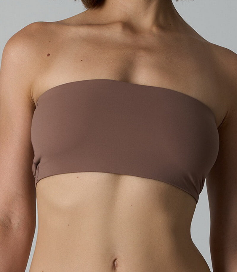 NURO Women's Seamless Strapless Tube Bra, Light Support Bandeau Bralette
