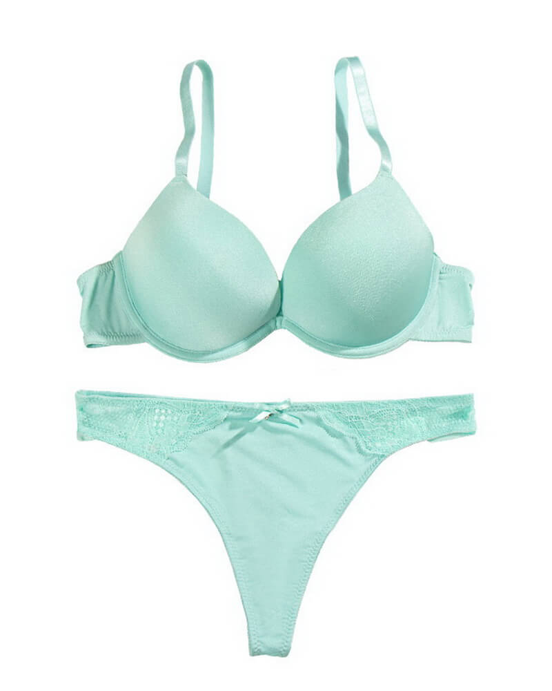 NURO Women's Seamless Underwire Bra Set, T-Shirt Bra with Light Support