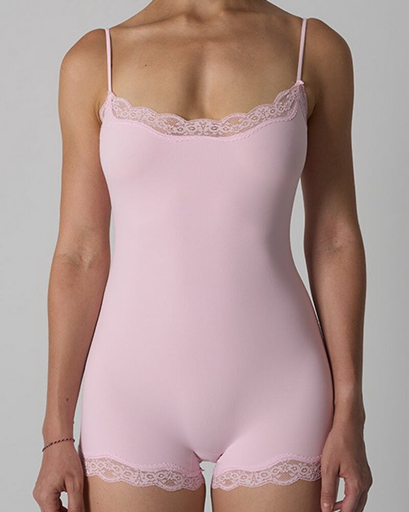 NURO Women's Seamless Workout Bodysuit, Sculpting High-Neck Unitard with Adjustable Straps