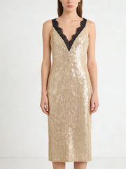 NURO Women's Sequin Lace Evening Gown