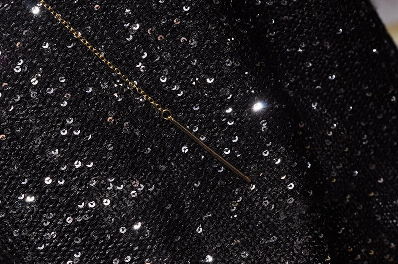 NURO Women's Sheer Sequin Backless Tank Top - Thin Strap, Adjustable, Sexy Crop Top