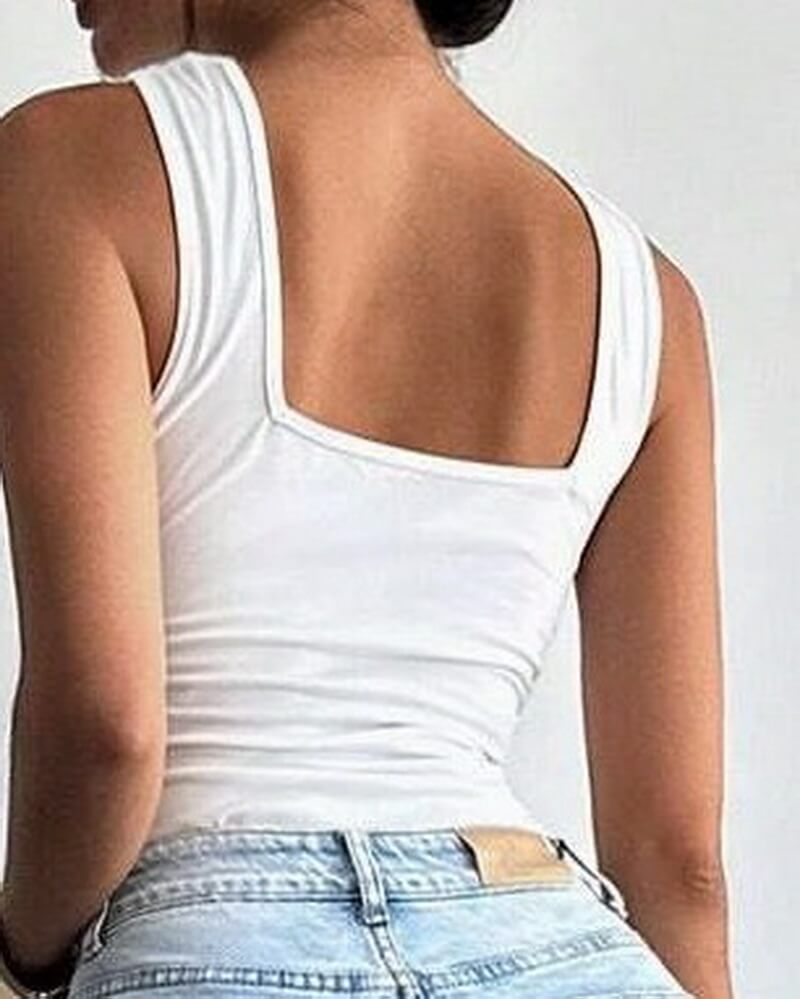 NURO Women's Sleeveless High Waist Tapered Jumpsuit